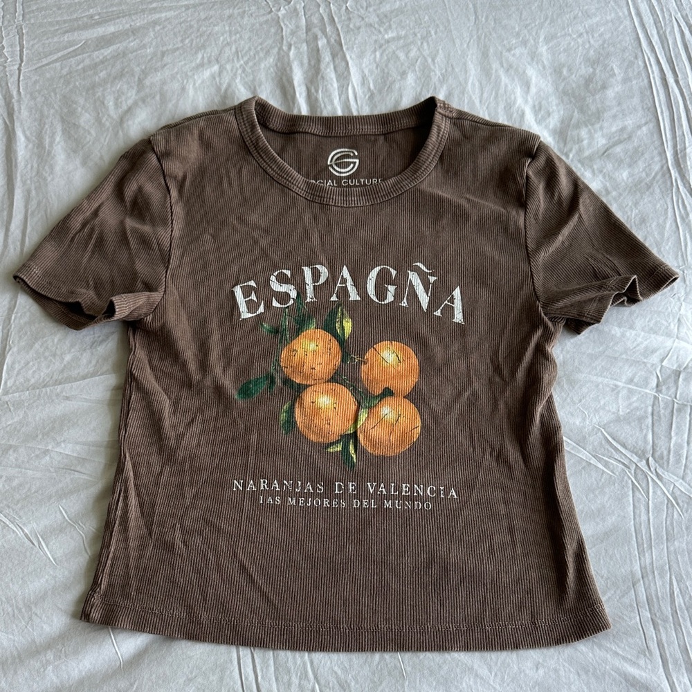 Brown España Graphic T-Shirt